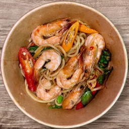 สปาเกตตี้กุ้ง