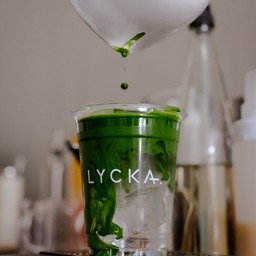 Coconut clear matcha