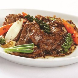 เนื้อผัดพริกไทยดำ