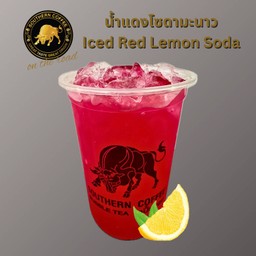 น้ำแดงโซดามะนาว (Red Lemon Soda)