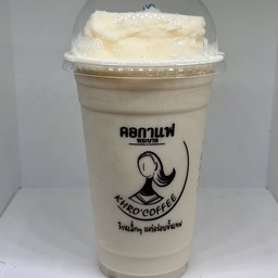 มะพร้าวน้ำหอมปั่นนมสด