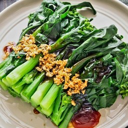 คะน้าฮ่องกงน้ำมันหอย 蚝汁香港芥兰苗