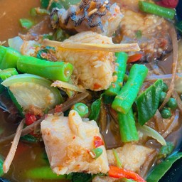 แกงป่าปลาเก๋า 石斑魚叢林咖哩
