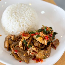 ข้าวราดกะเพราเป็ด