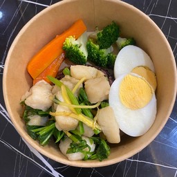ข้าวปลาดอลลี่ผัดขึ้นฉ่าย