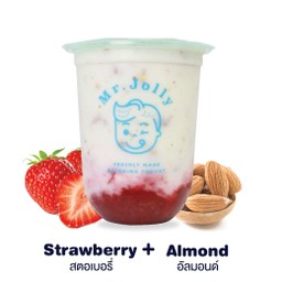 Almond Strawberry Yogurt
