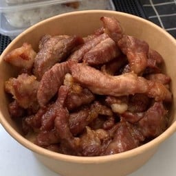 สันคอหมูแดดเดียว เป็นกับข้าว