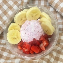 สุดปัง สั่งฮิต อาซาอิมาร์เบิ้ล กล้วย+สตรอว์