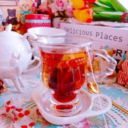 ชาขาวเปลือกส้มเย็น