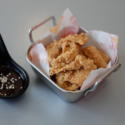 หนังไก่ทอด