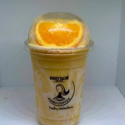 ส้มสดปั่นโยเกิร์ต