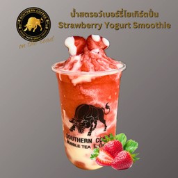 น้ำสตรอว์เบอร์รี่โยเกิร์ตปั่น (Strawberry Yogurt Smoothie)
