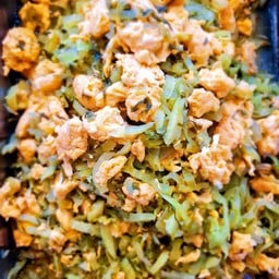 .ผัดไข่ผักกาดดอง.