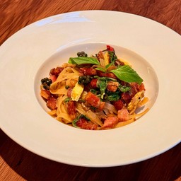 Spicy Pasta with Bacon and Herb | ขี้เมาเบค่อน