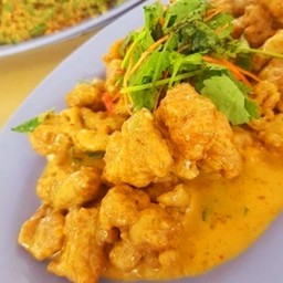 เนื้อปลาซอสเนย 奶油鱼片