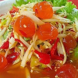 ตำไข่แดงเค็ม