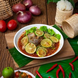 ยำมะนาวกุ้งสดจี๊ดจ๊าด