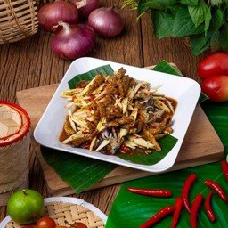 ตำมะม่วงปลากรอบ