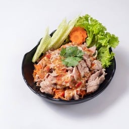 เนื้อคลุกแซ่บ