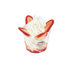 วิปครีม+สตอเบอรี่ (ถ้วยมินิ)