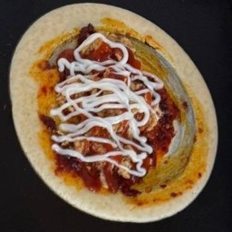 ไส้พริกเผาหมูหยอง