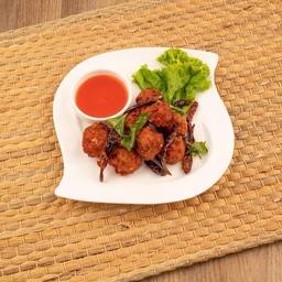 ลาบหมูทอด