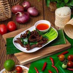 เนื้อแดดเดียวทอด