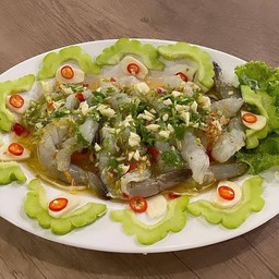 กุ้งแช่น้ำปลา