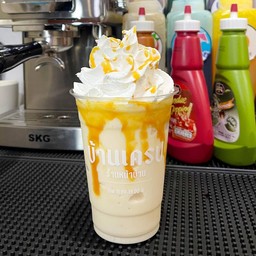 นมหมีคาราเมลปั่น