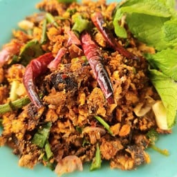 ลาบปลา ดุกย่าง