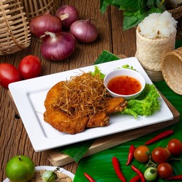 ปีกไก่ทอดตะไคร้