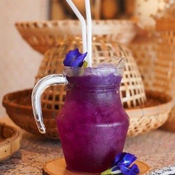 น้ำอัญชันมะนาว