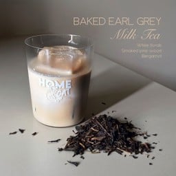 Baked Earl Grey Milk Tea (เลือกเพิ่มกาแฟด้านใน)