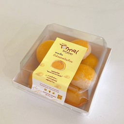 ขนมเปี๊ยะหัวเหม่ง ไส้ถั่วล้วนอบควันเทียน 8 ชิ้น