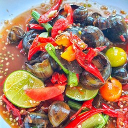 ตำเกาเหลาหอยนาปลาร้า