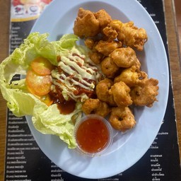 หมึกชุปแป้งทอด