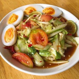 ตำแตงไข่ต้ม