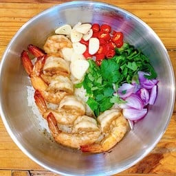 ข้าวขยำกุ้ง