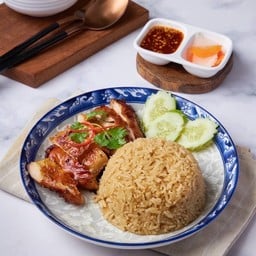 ข้าวมันไก่ย่าง