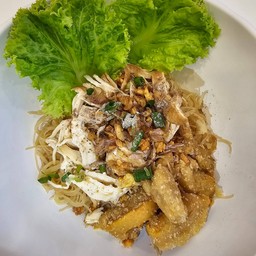 หมี่คลุกไก่ฉีก