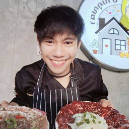 ราชาหมูย่าง ซอยมหาไถ่ ก่อนถึงร้าน my home ทางเข้า ชื่อซอยศรีประเสริฐ