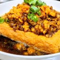 เต้าหู้ราดซอสหมูสับ 肉末豆腐