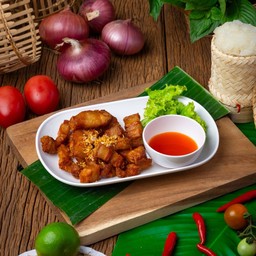 หมูสามชั้นทอด