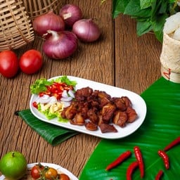 แหนมกระดูกอ่อนทอด