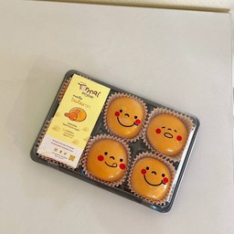 ขนมเปี๊ยะไข่เค็มลาวา 6 ชิ้น