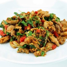 (กับข้าว) ผัดกระเพรา