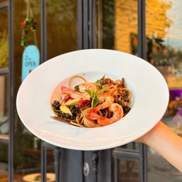 Spicy Pasta with Shrimp and Herb | ขี้เมากุ้ง