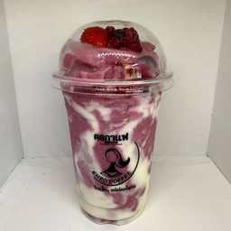 บูลเบอรี่สดปั่นโยเกิร์ต