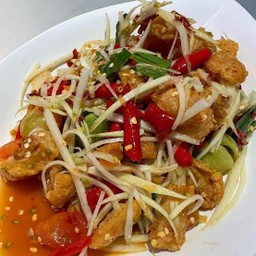 ตำแคปหมู