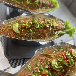 ปลากระพงนิ่งมะนาว